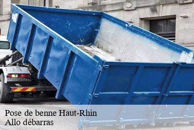 Pose de benne Haut-Rhin 
