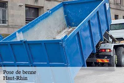 Pose de benne Haut-Rhin 