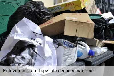 Enlèvement tout types de déchets extérieur  68730