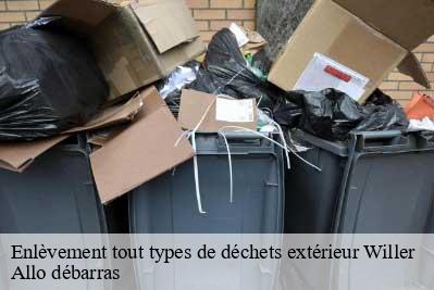 Enlèvement tout types de déchets extérieur  68960