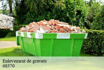 Enlevement de gravats  68570