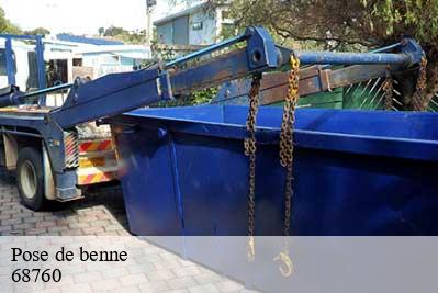 Pose de benne 68760