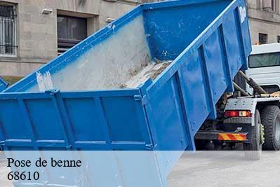 Pose de benne  68610